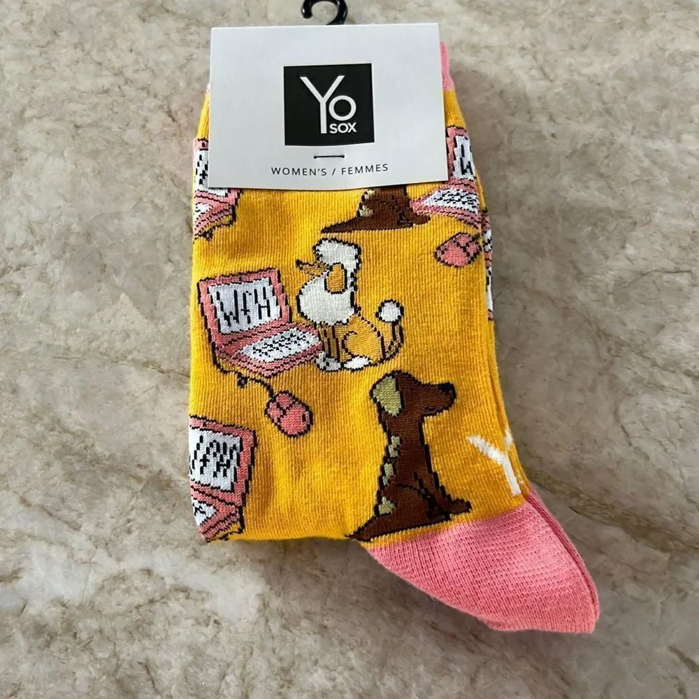 Computer Dog Socks NWT - Picture 1 of 4